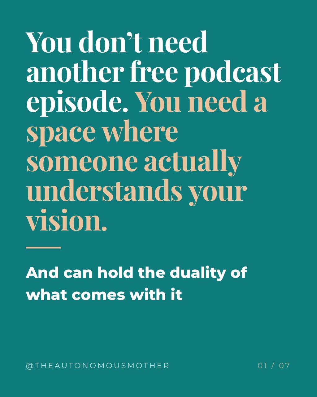 Teal serif statement cover with a highlighted line and bold subcopy